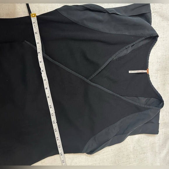 Free People “Lindsey” Wrap Mixed Media Mini Dress – Size S Petite - Picture 2 of 12